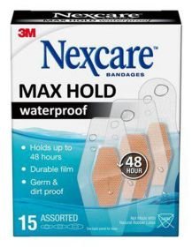 Max Hold Waterproof Bandages, Assorted
