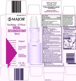 Soothing - 12 Hour Nasal Decongestant Spray