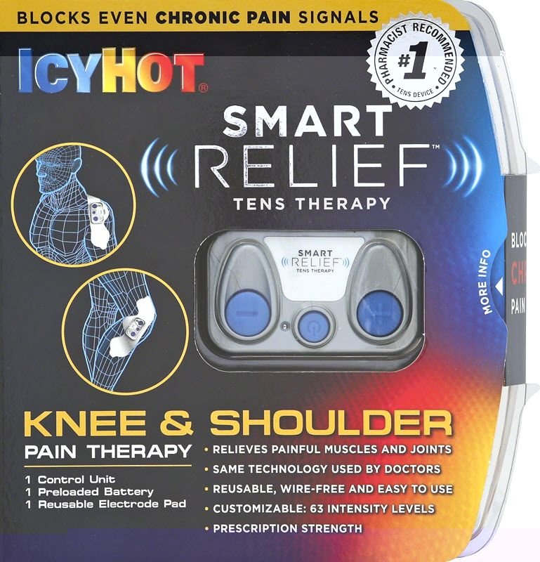 Icy Hot Smart Relief Knee & Shoulder Refill Pads, Tens Therapy